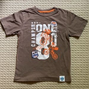 EUC! Authentic Osh Kosh B’Gosh BMX Rad Biker Cotton Short-Sleeved T-Shirt, Sz 6